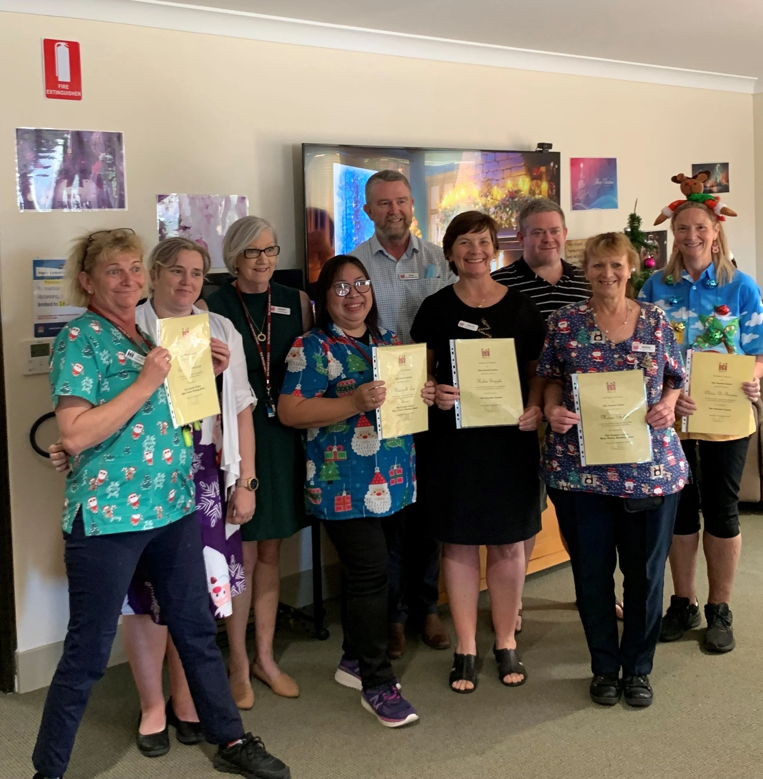 Staff long service at Mary Potter Nursing Home