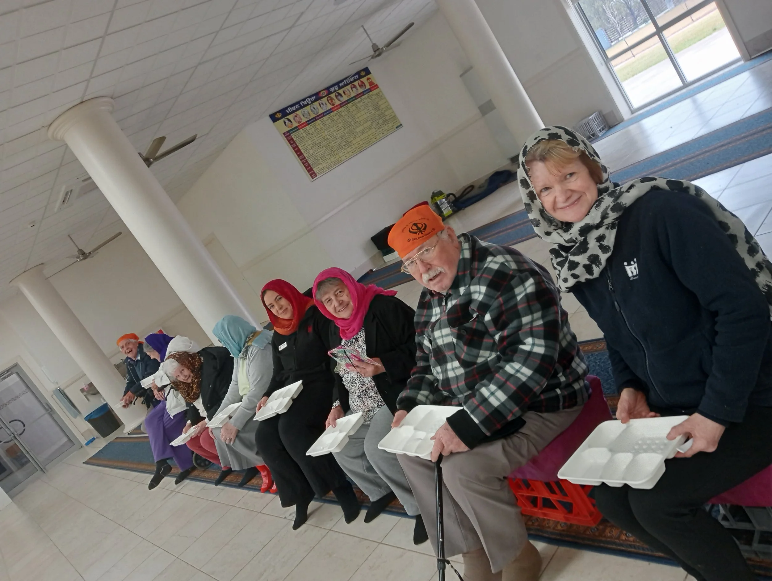 Forrest Community Services Griffith visit the local Sikh temple