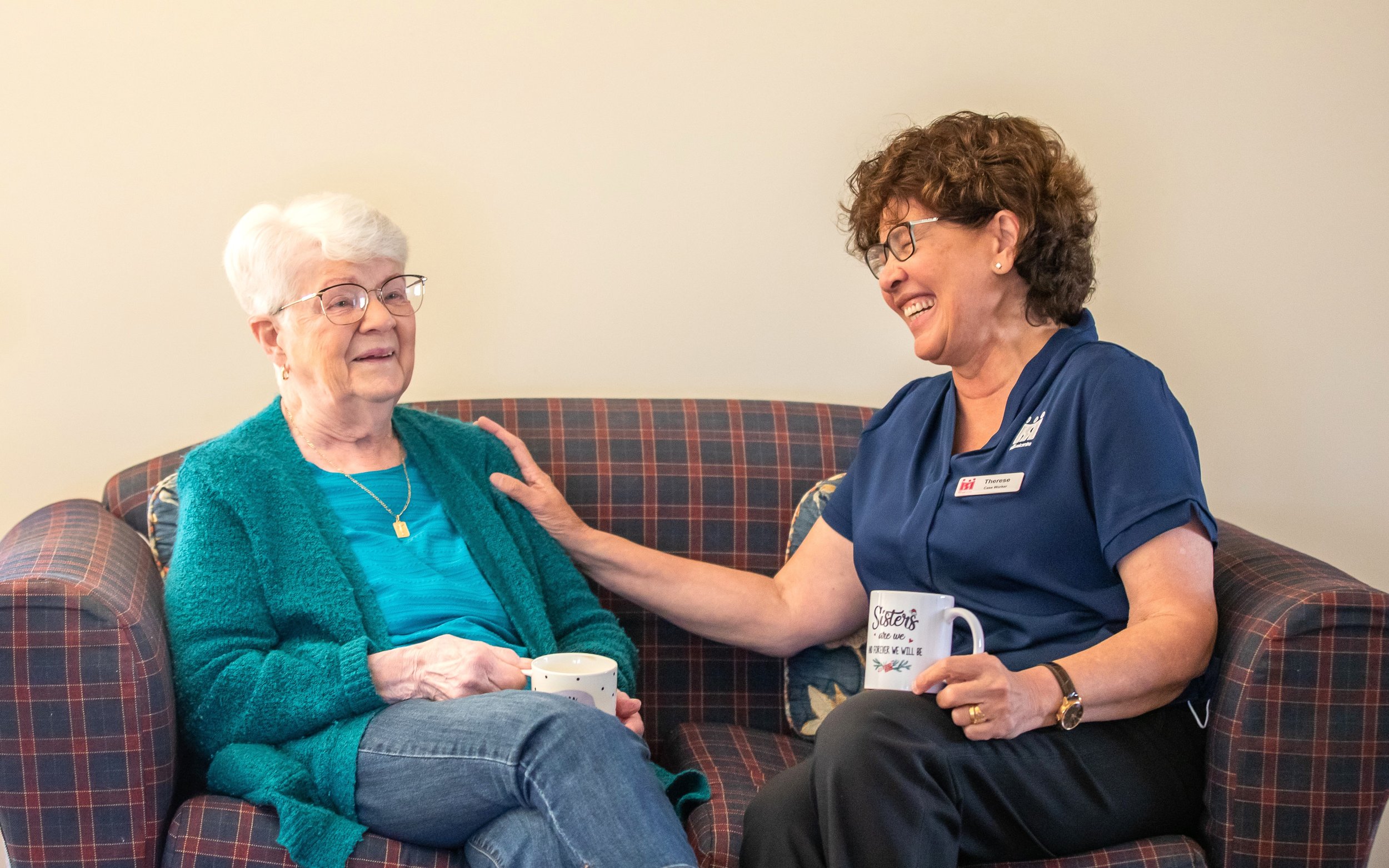 Therese answers the call.  Pastoral Care at Loreto Home of Compassion
