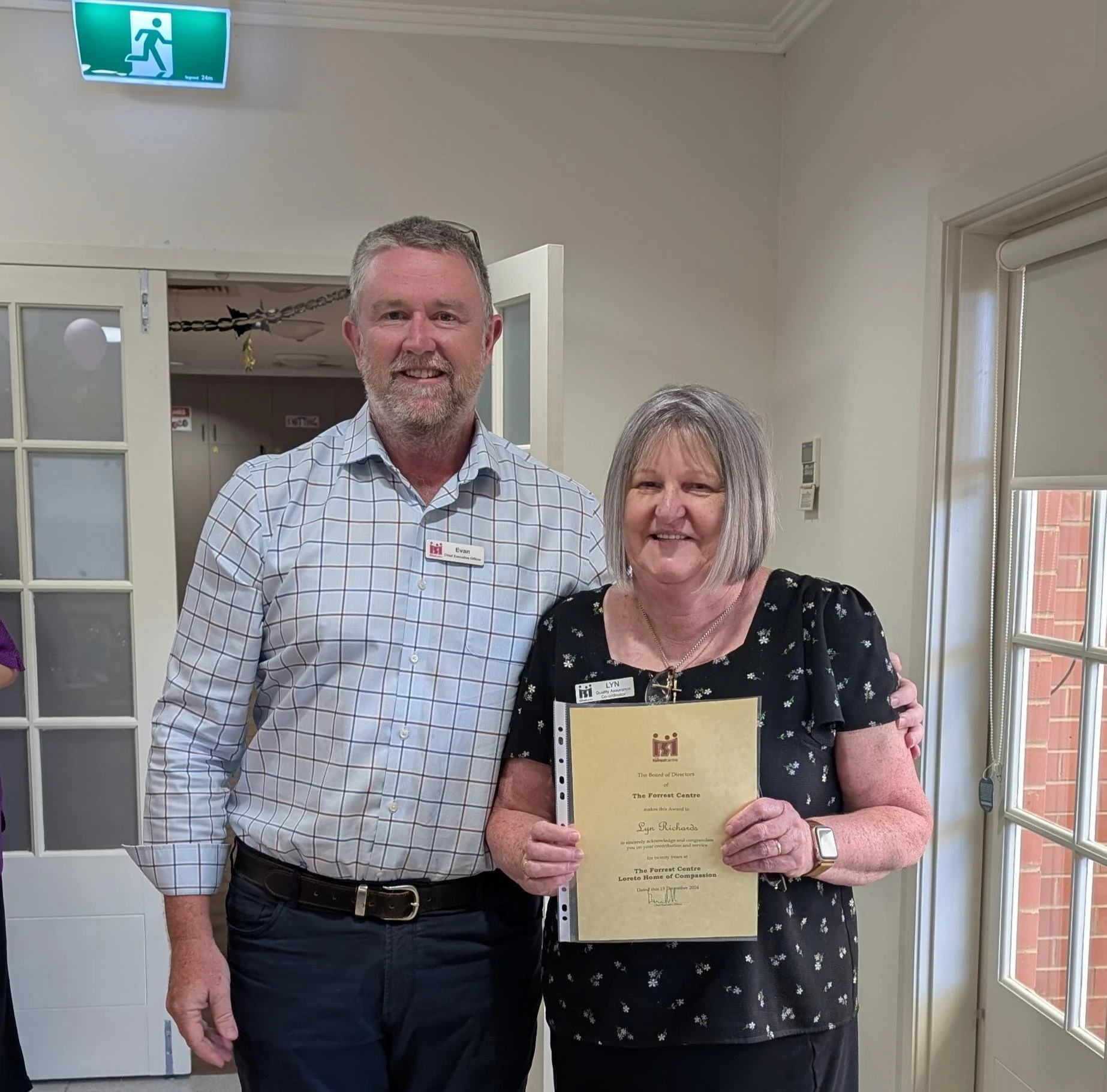 Loreto Home of Compassion  Staff Long Service