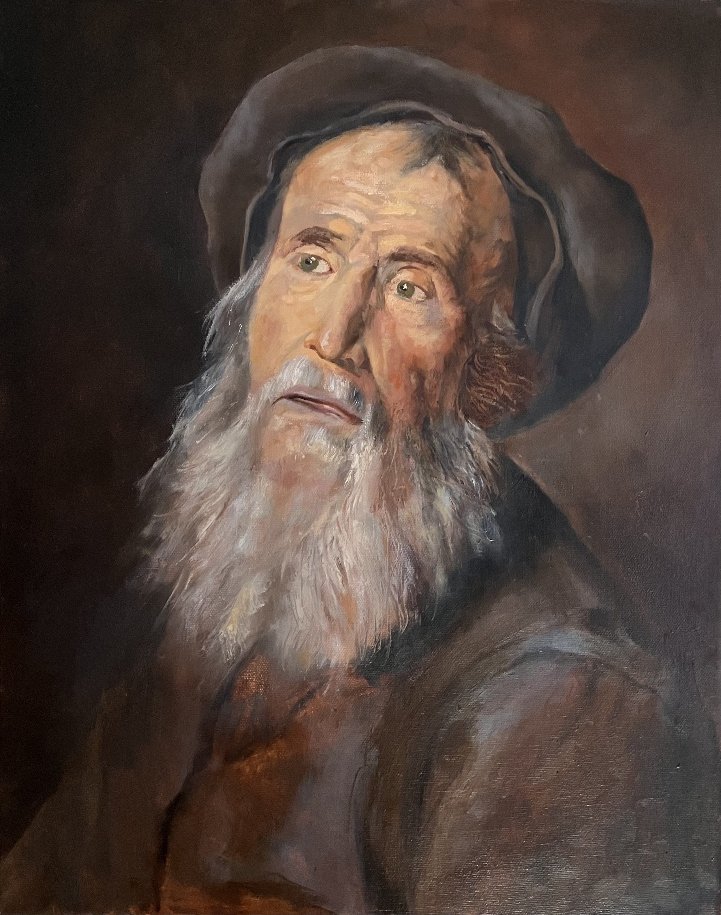 Copy of Jan Lievens's "Bearded Man with a Beret"