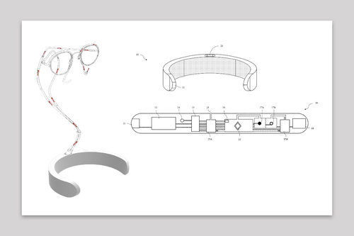 electronics layout for a wearable oxygen therapy device