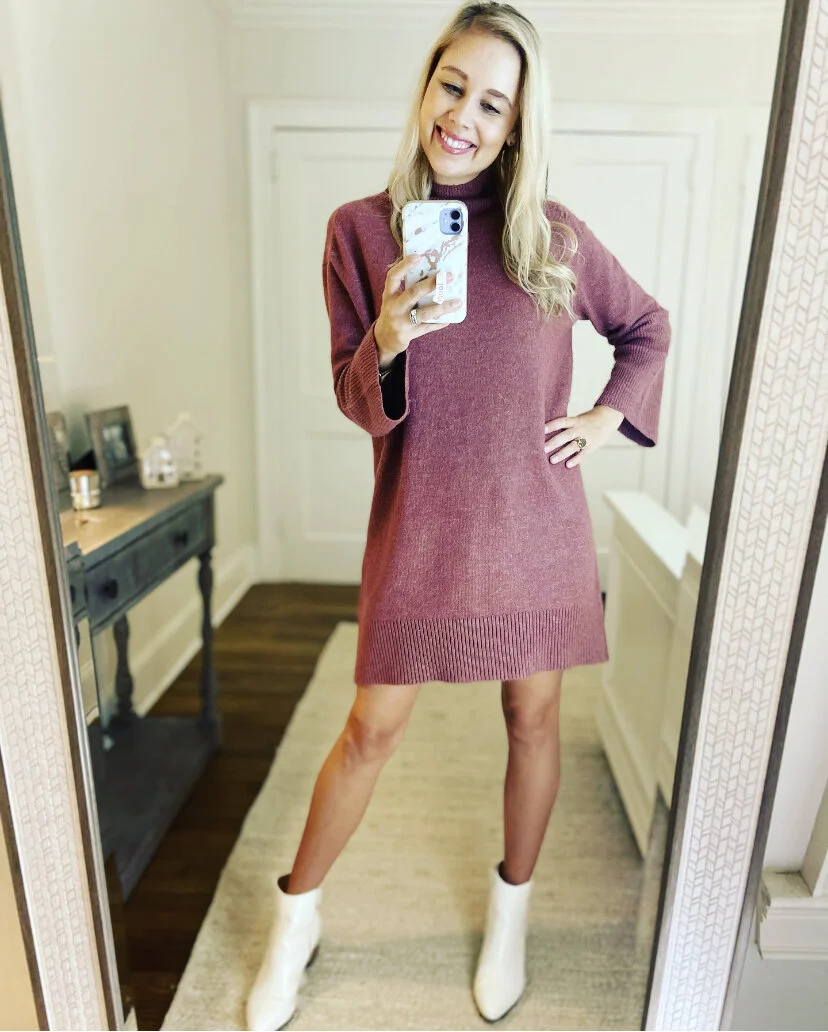 Fall Look with Target Sweater Dress