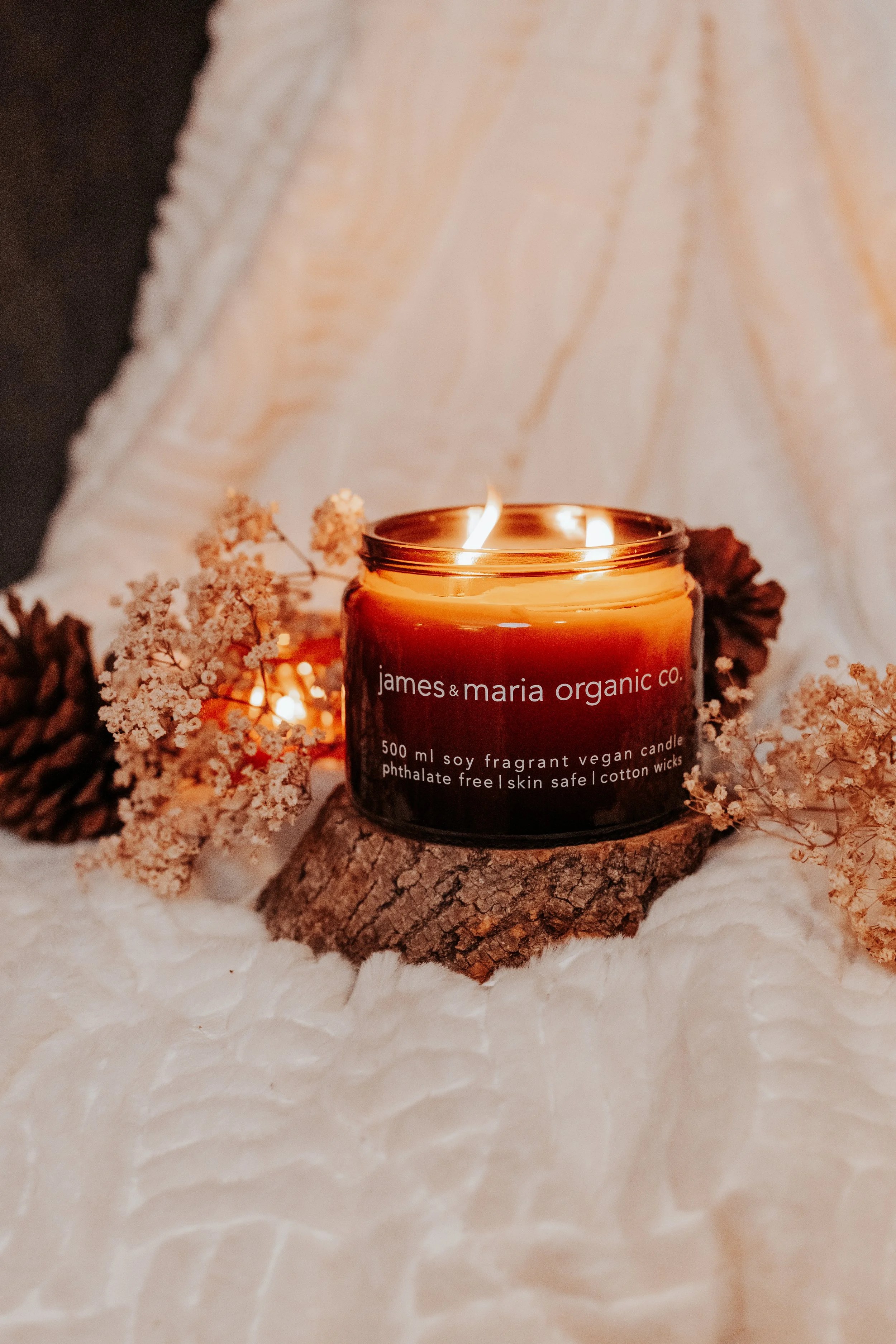 500 ml 2 wick coconut soy candle