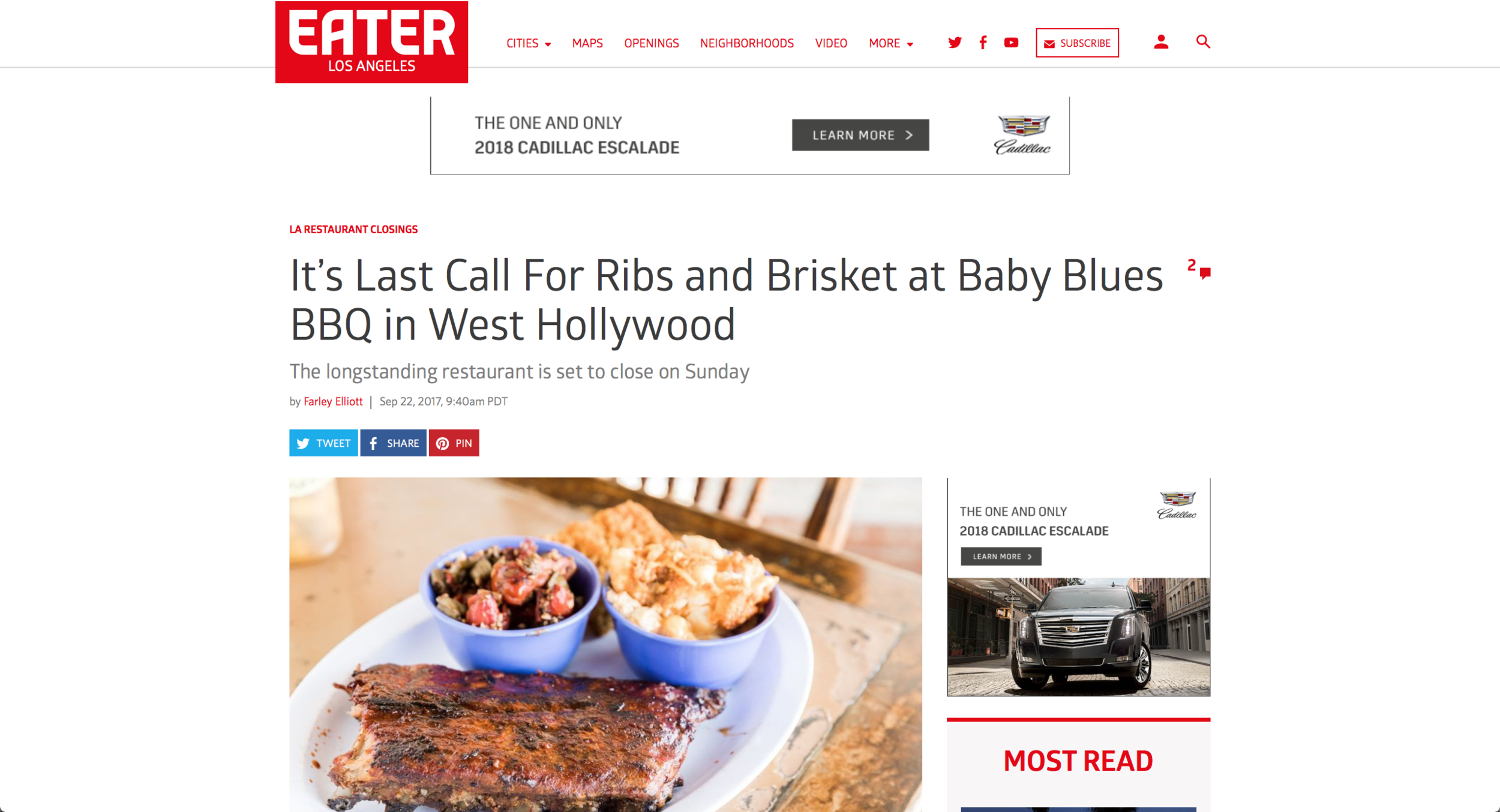 Eater LA - Baby Blues BBQ