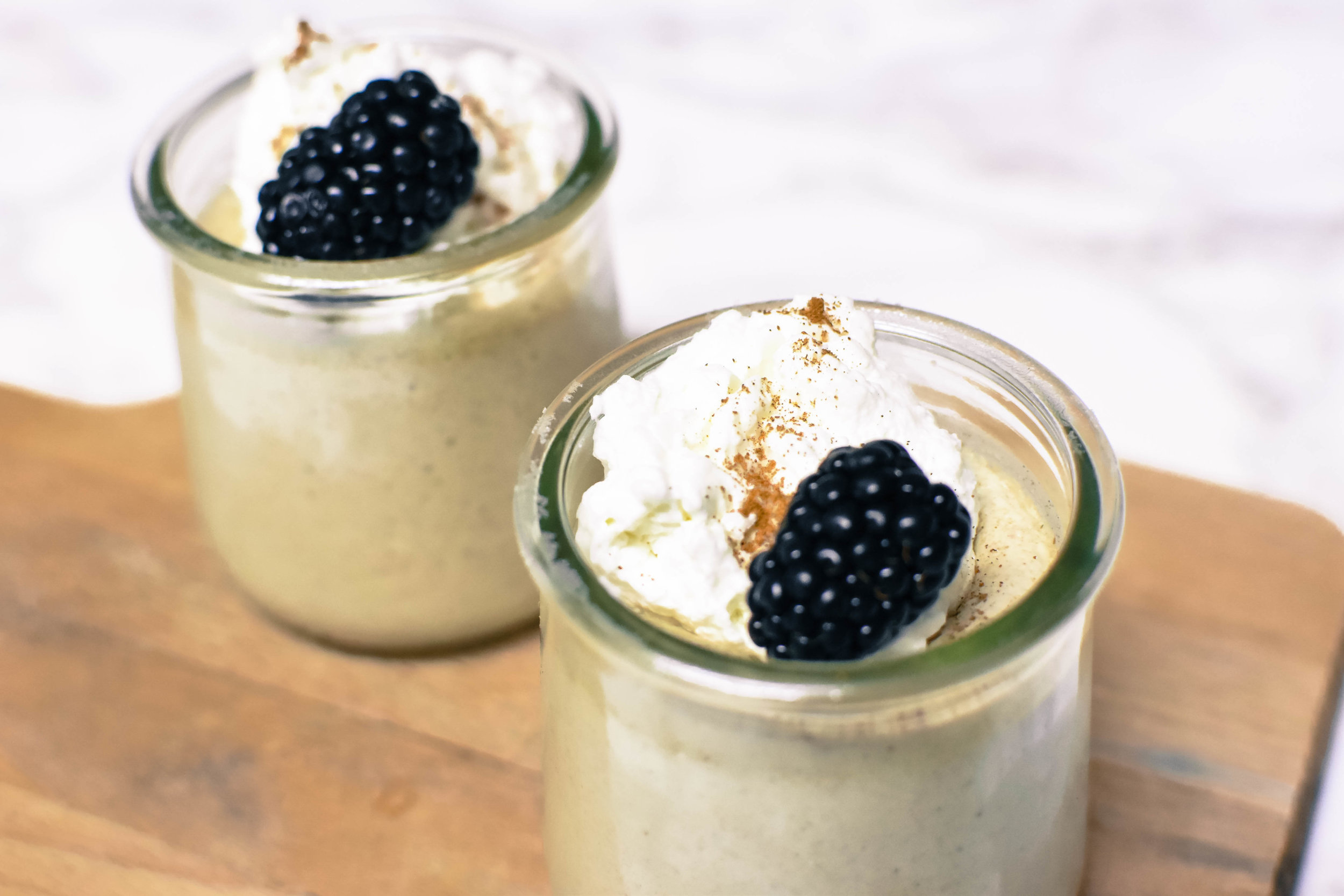 5 DAYS OF CHRISTMAS. LAST MINUTE DESSERT: COCONUT POT DE CREME