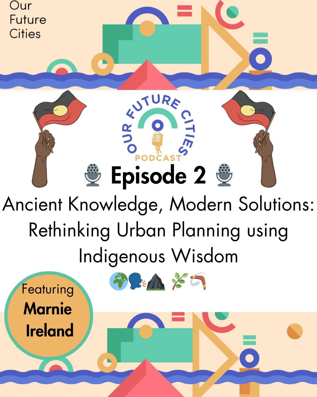 🎙️ New Podcast Drop! 🌍
Episode 2 of the Our Future Cities Podcast is Coming Monday: &quot;Ancient Knowledge, Modern Solutions: Rethinking Urban Planning using Indigenous Wisdom&quot; 🗣️🌿

Join Environmental engineering and Sustainable development
