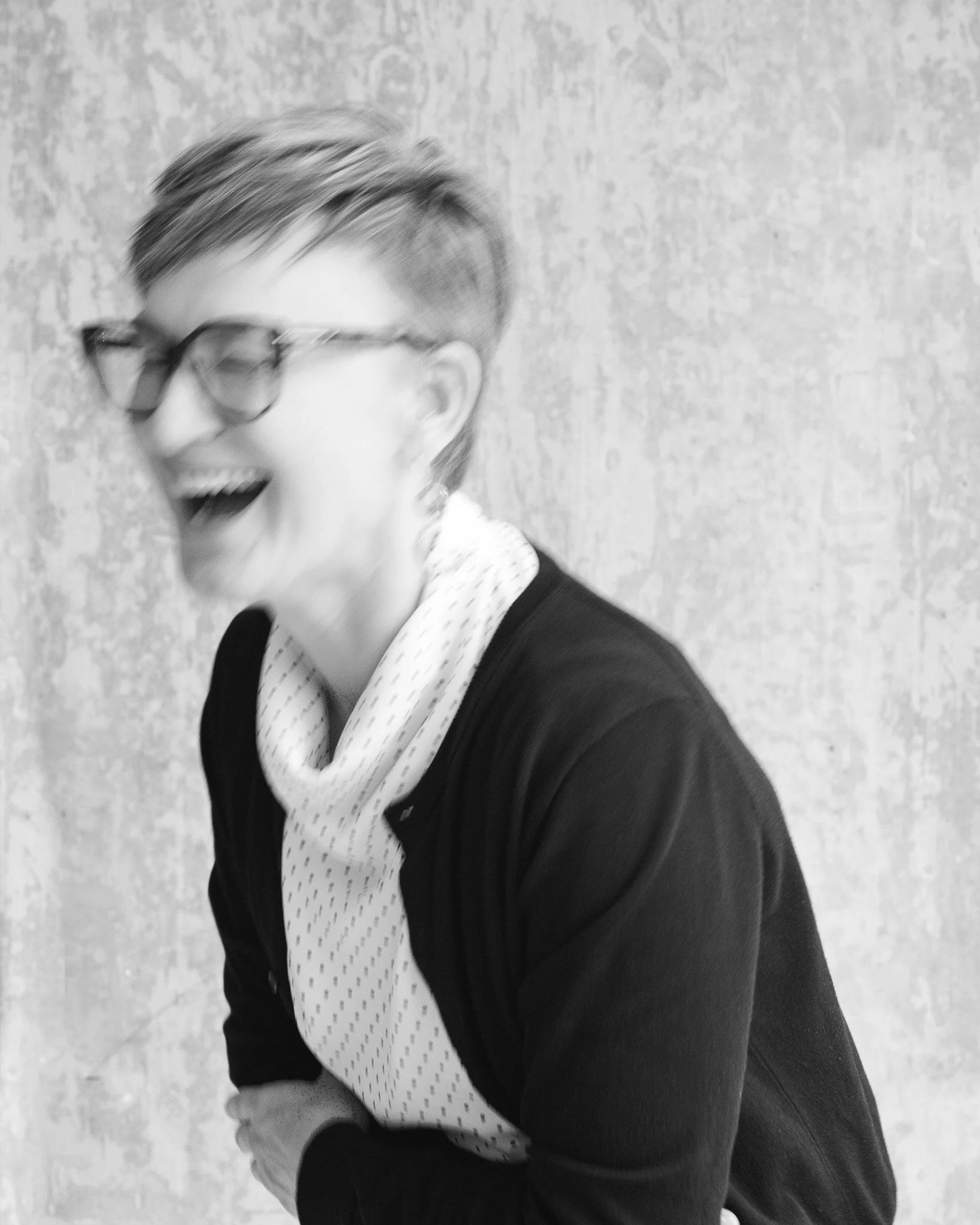 Agnieszka's profile that shows her laughing