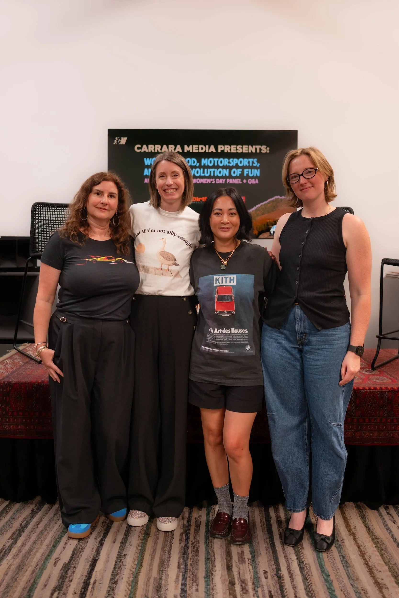 Panelists on Women in Automotive Media