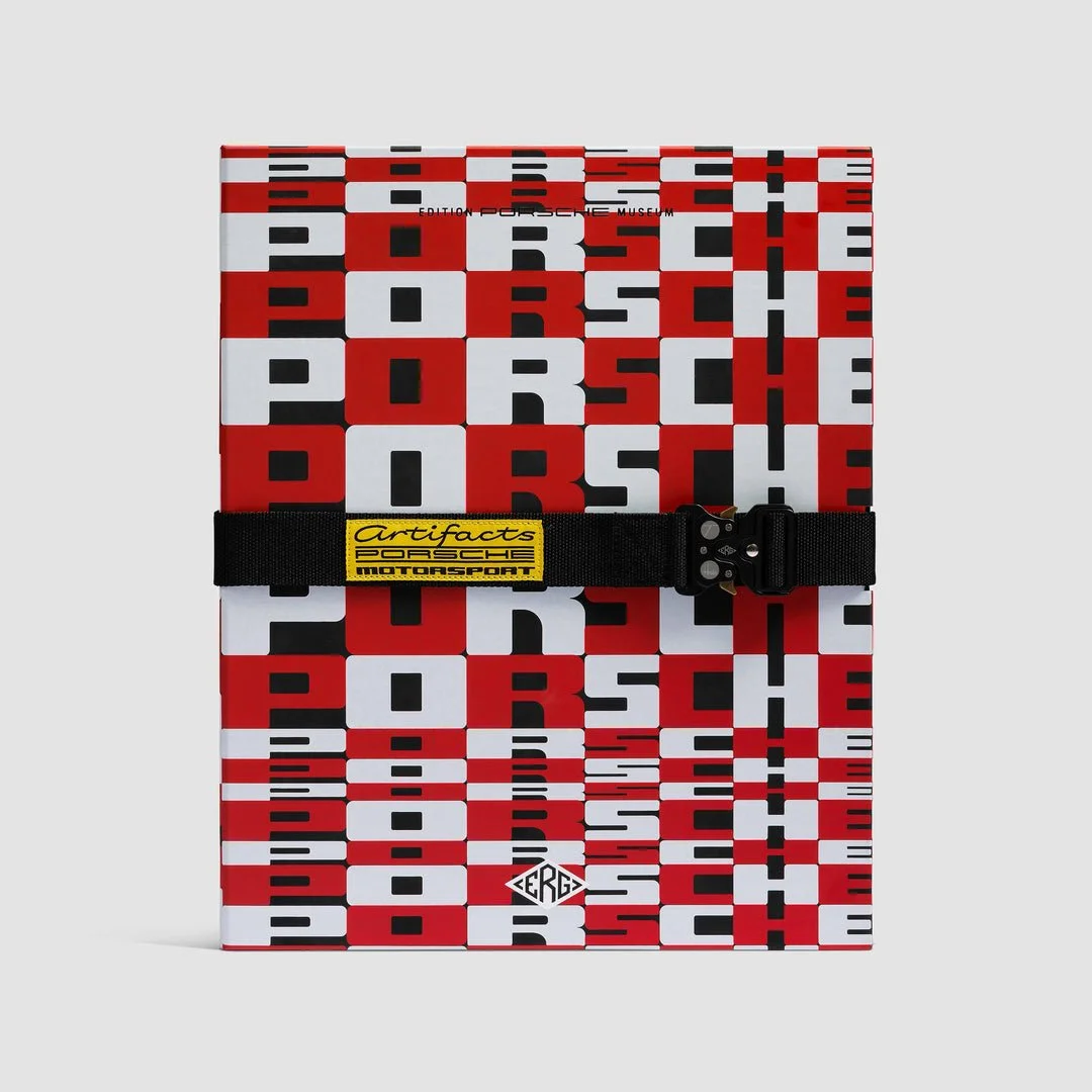 The cover of Artifacts: Porsche Motorsport by ERG Media, published in 2025.