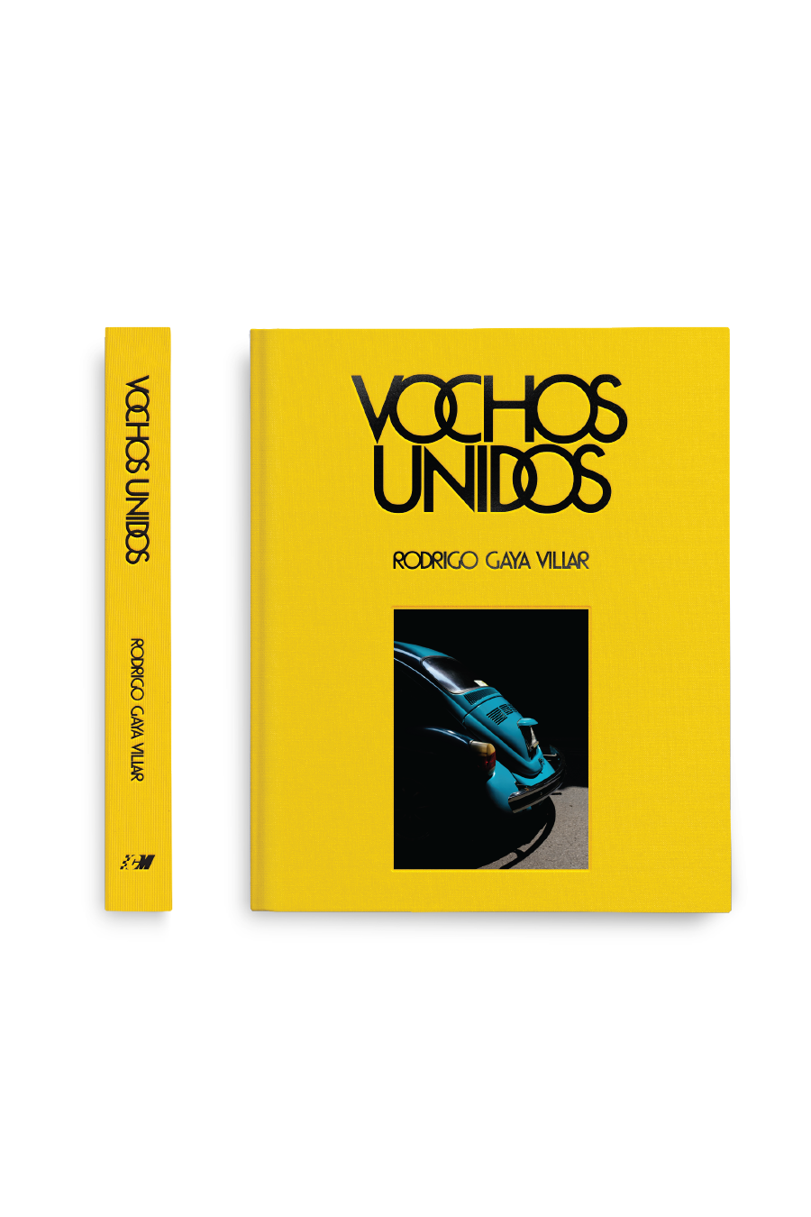 Cover of the coffee table book Vochos Unidos, by photographer Rodrigo Gaya Villar, an automotive travelogue through Mexico in search of culture and meaning through El Vocho — the Spanish term of endearment for the beloved Volkswagen Beetle.