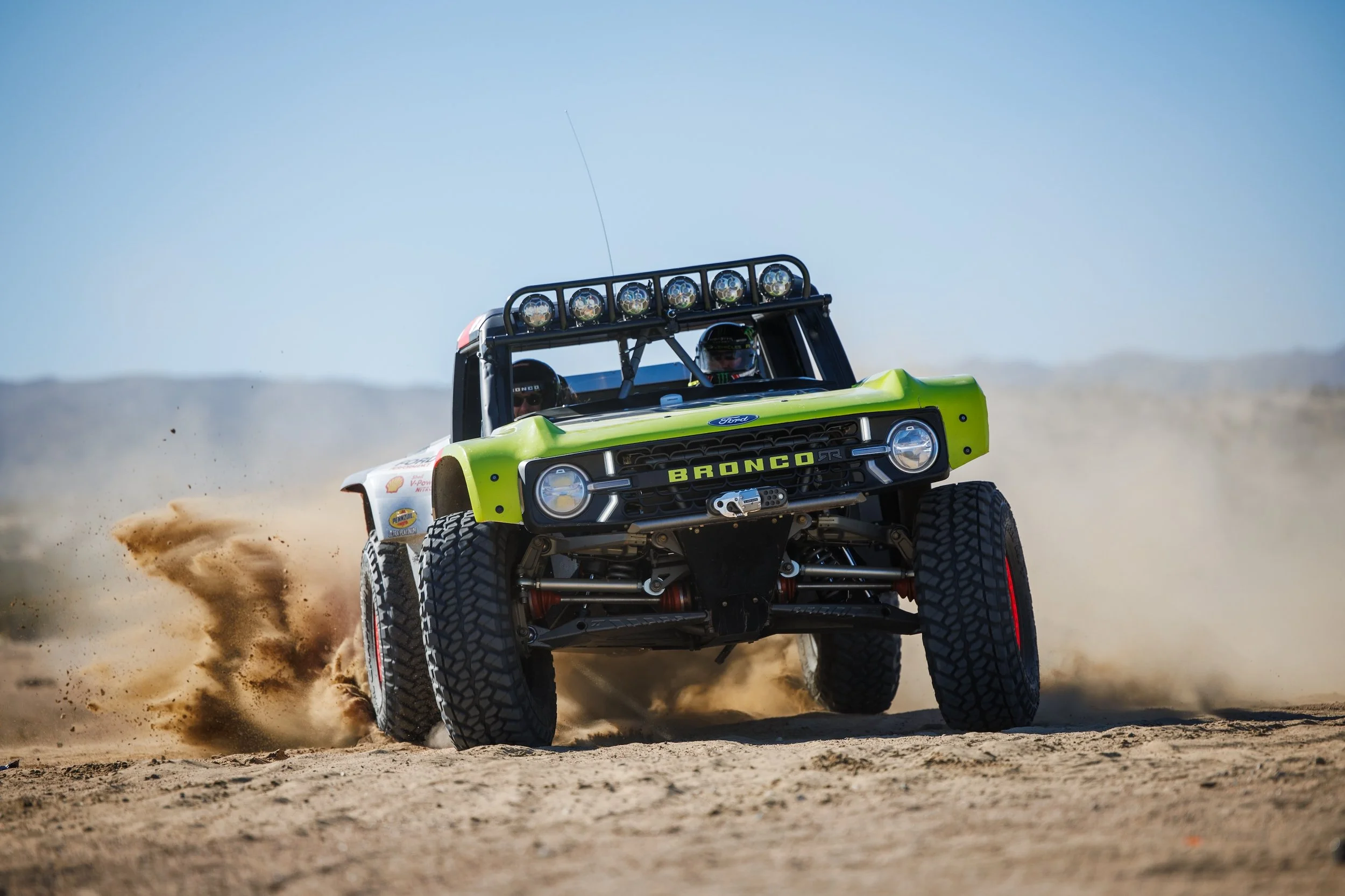 The modified Ford Bronco known as El Bandito, built by RTR Vehicles, and featured in the new book ‘Ready To Rock’ by Vaughn Gittin Jr., published by Carrara Media.