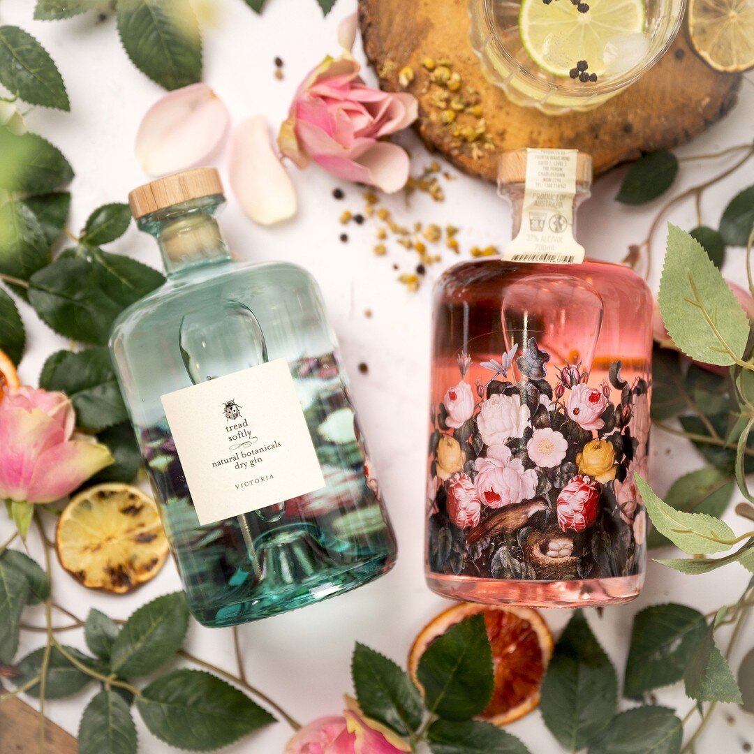 How lovely are these gorgeous images for new Tread Softly Gin,  taken by the talented @wendychung_photographer.😍 For every six bottles of gin sold, Tread Softly will plant one native Australian tree to help restore deforested Australian bushland. La