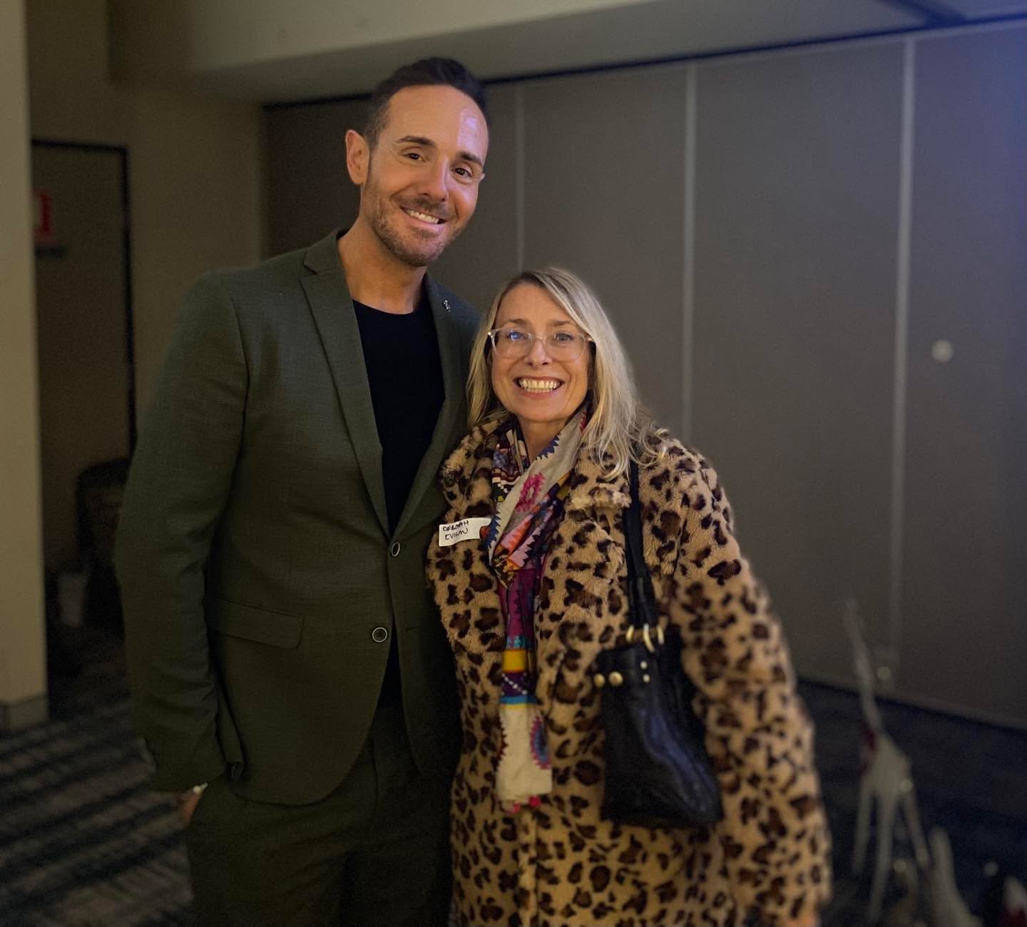 Loved catching up with the amazing @donnygalella at the @businesscoogee Xmas in July party last week.  We have had the pleasure of working with Donny on a couple of fashion focussed campaigns and it was great to pick up some of his fab styling tips -