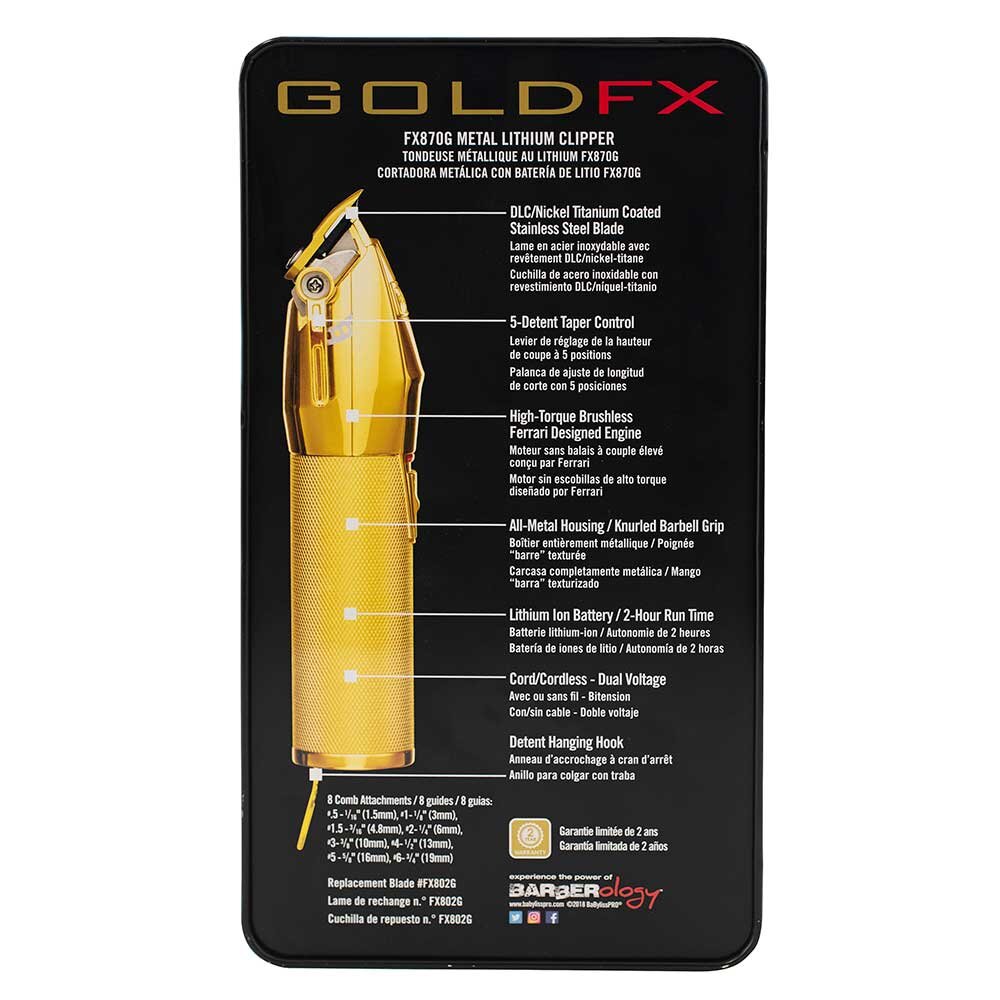 BaBylissPRO GoldFX Lithium Hair Clipper  BaBylissPRO Australia — BaByliss  PRO