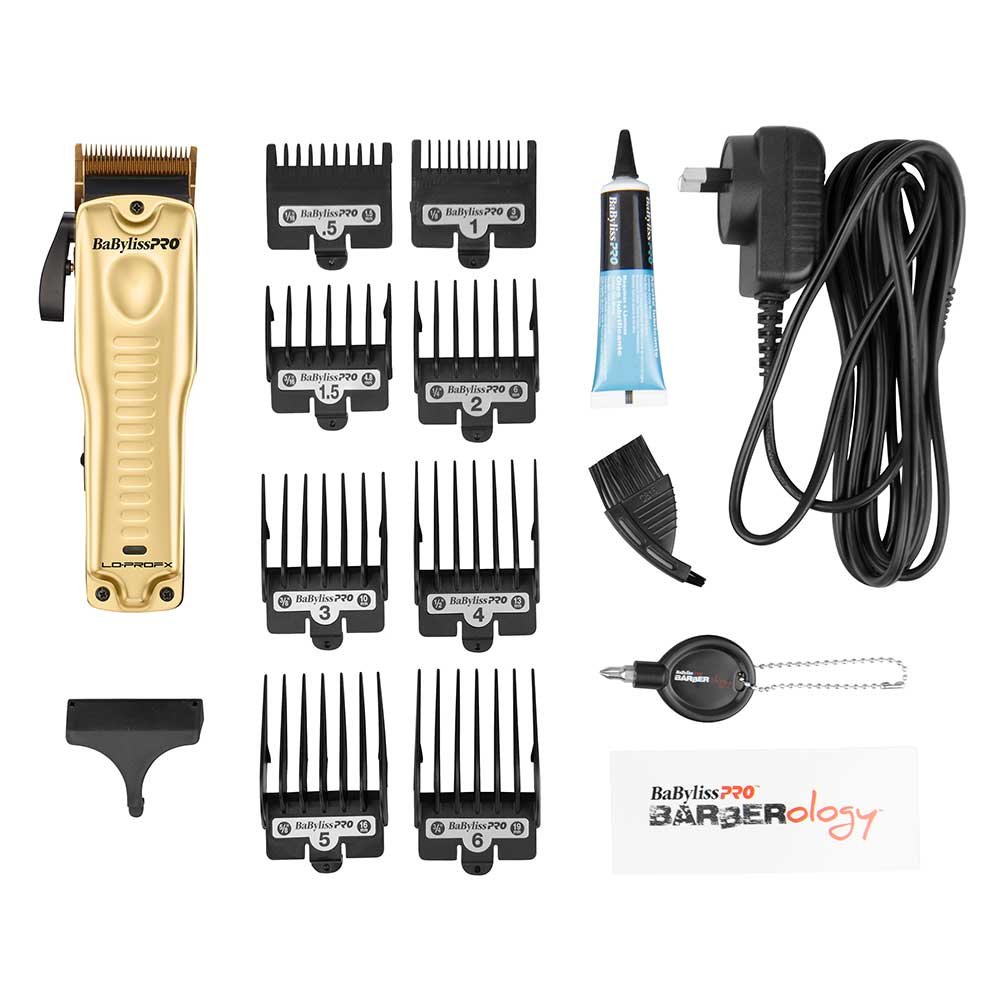 BaBylissPRO-LoPROFX-Hair-Clipper Gold-4