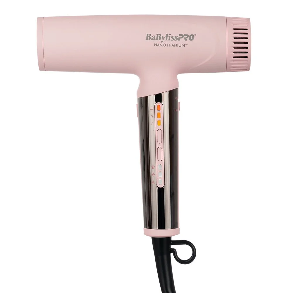 BaBylissPRO Nano Titanium Light Ionic Hair Dryer Pink