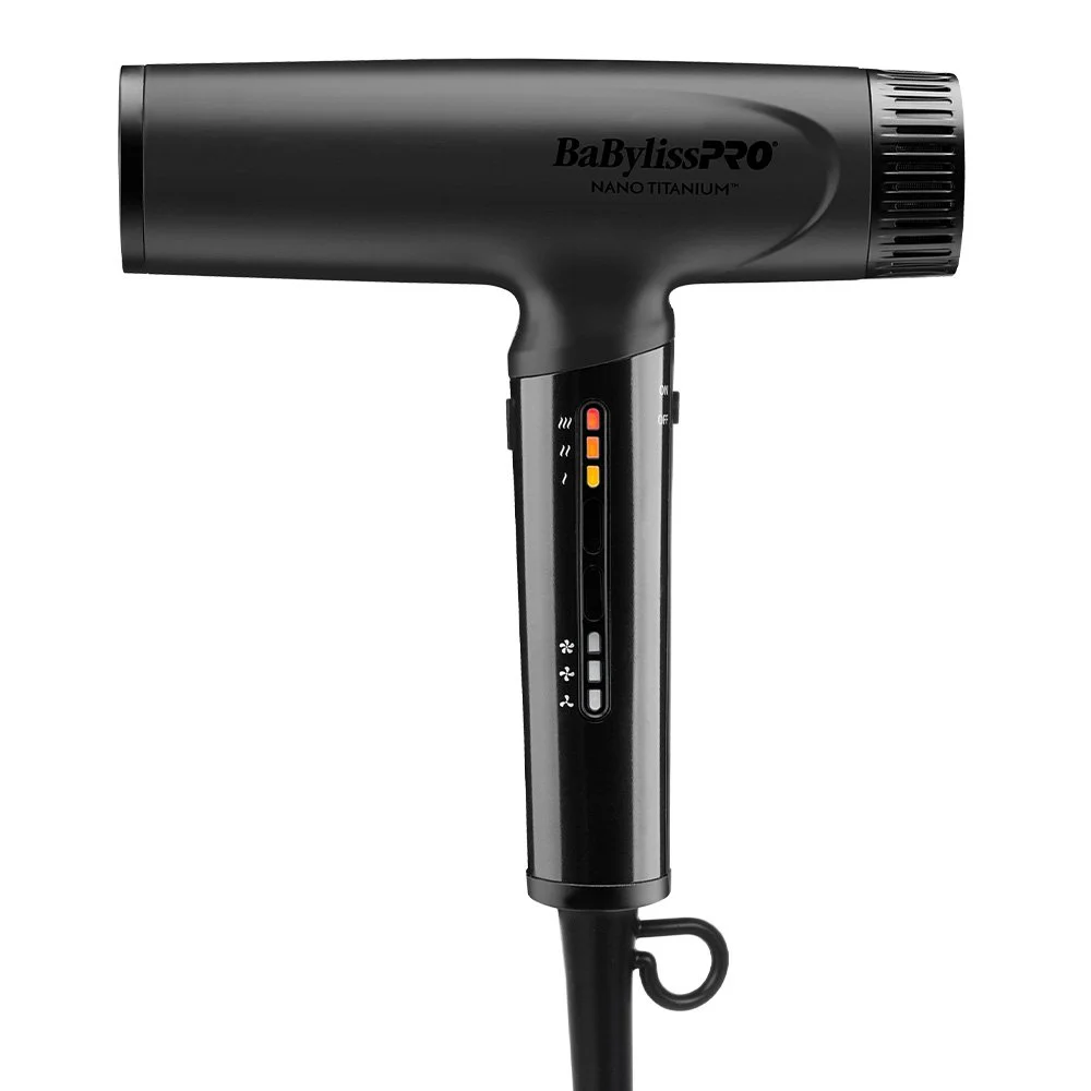 BaBylissPRO Nano Titanium Light Ionic Hair Dryer Black