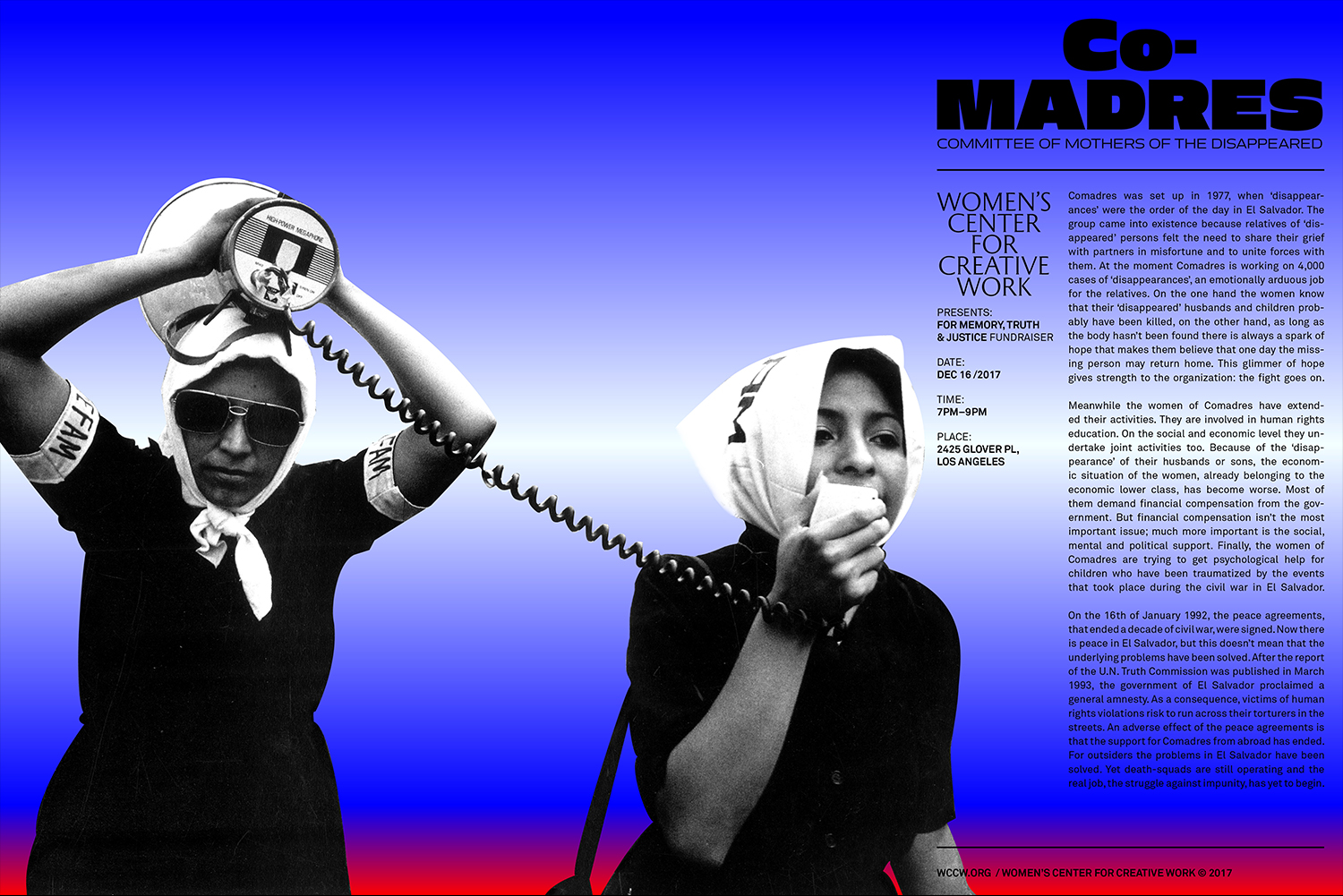 FOR MEMORY, TRUTH & JUSTICE Event Poster Series