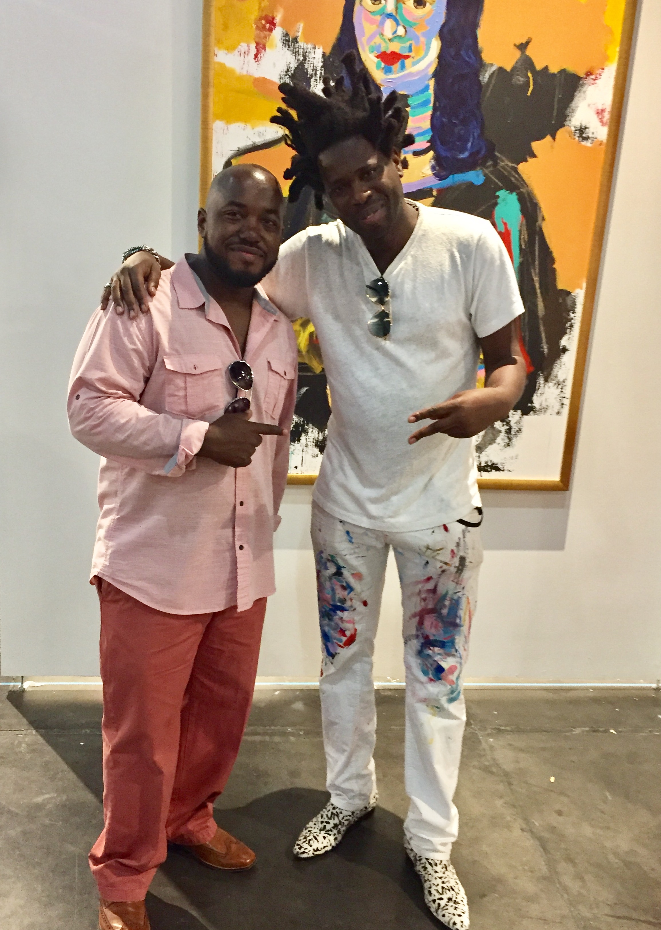 Me and Bradley Theodore at the Texas Contemporary Exhibition