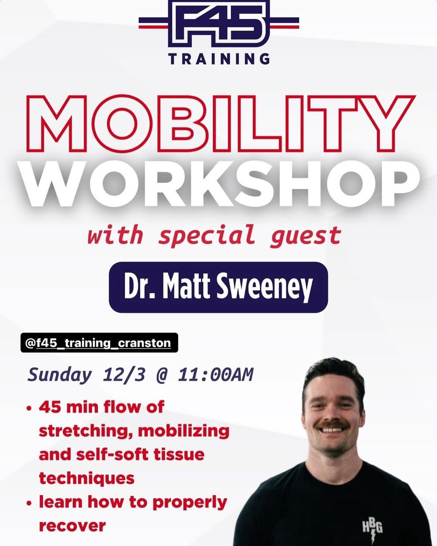 This Sunday! Reach out to @f45_training_cranston to sign up

😎💪 🧘