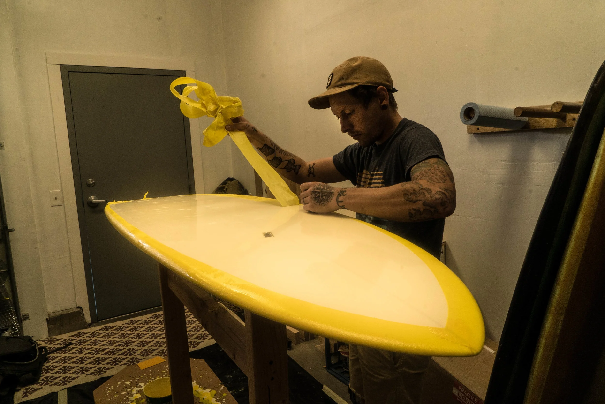 Cascade Glasswerks offers bio-glassing services using Entropy Resins and high quality fiberglass cloth. We're able to glass any core material, EPS, wood, poly, with prices starting at $200. If you'd like more info, price sheets or to get a quote, e-mail and let us know what you're looking for. Whether you're a first time shaper or an experienced pro we'll make sure you get the right glass job for your latest creation!