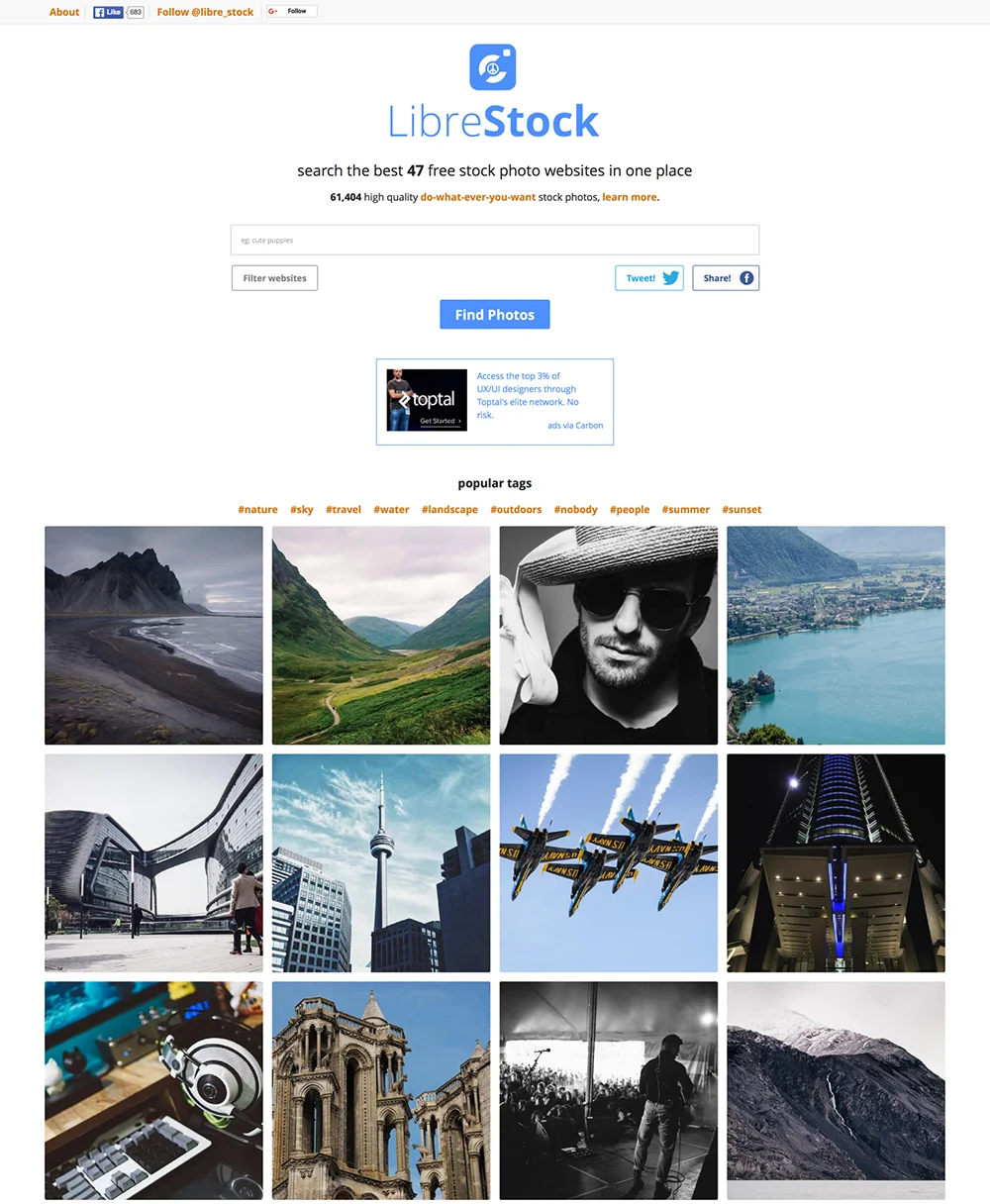 http://librestock.com – a “search engine” for free images.