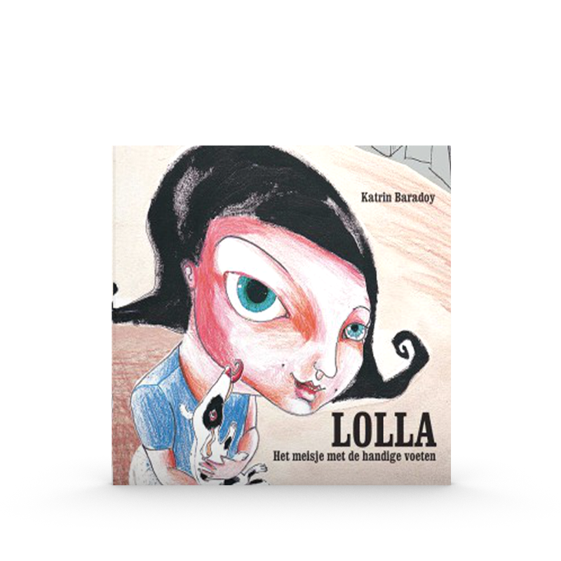 Cover: Lolla. Het meisje met de grote voeten