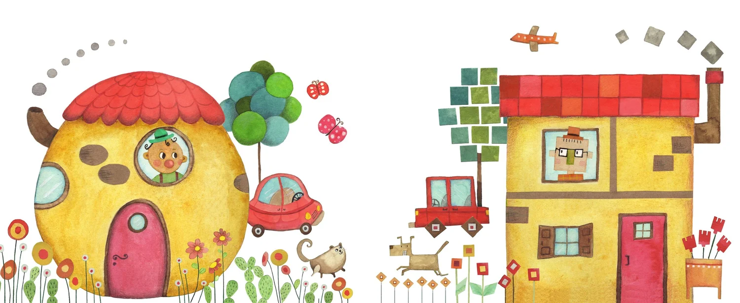 Illustration from Round and Square