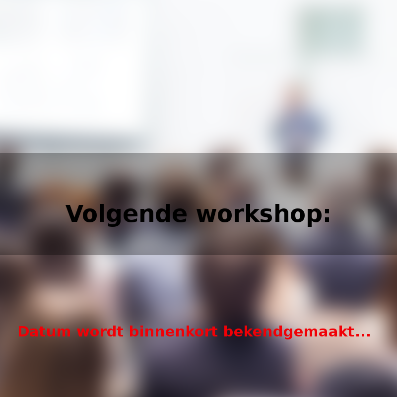 Workshop 'Leren kijken door de ogen van je klant én medewerker' ...