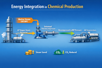 Energy Integration in Chemical Production