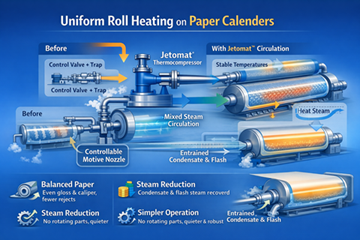 Uniform Roll Heating on Paper Calenders