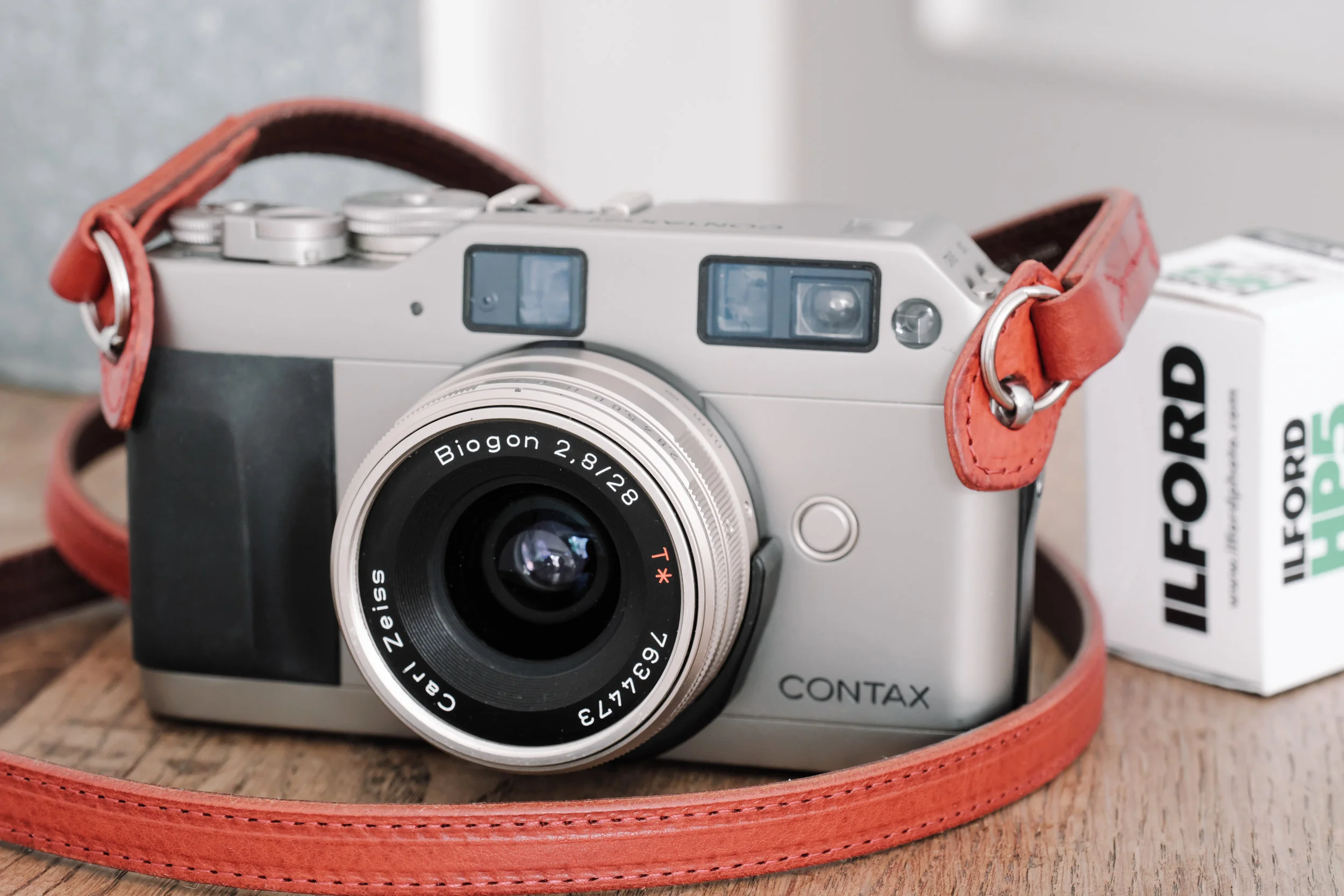 Contax G1 mit Carl Zeiss Biogon 2.8/28 (Foto: Oliver Symens )