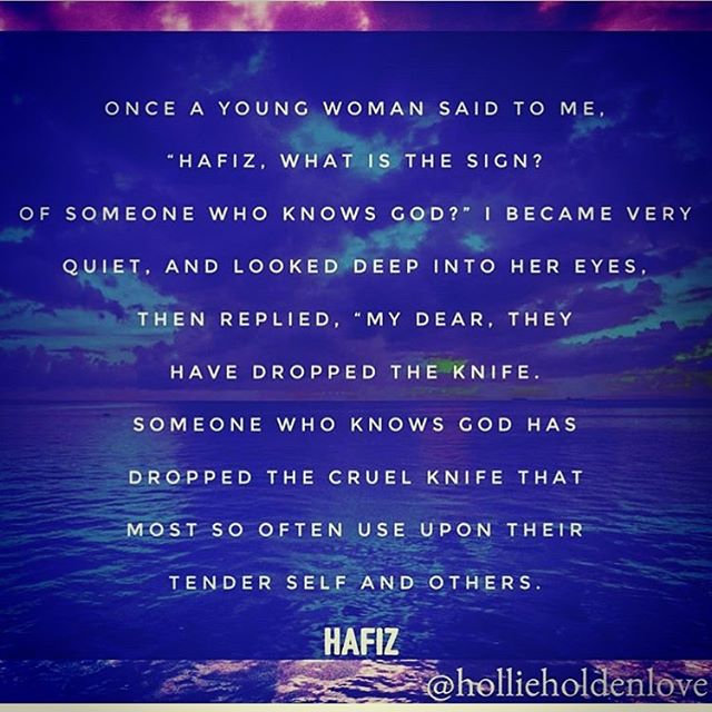 Me! I dropped this knife in June 2016. It took 1 full year after the #cancerdiagnosis of undoing the #selfhatred that was so natural in my life. &bull;
&bull;
I did this by intellectually understanding the difference in the #Christian teachings betwe