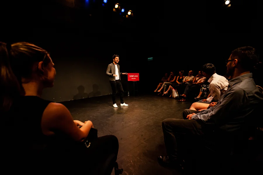Karim Duval au Hong Kong Arts Center.
