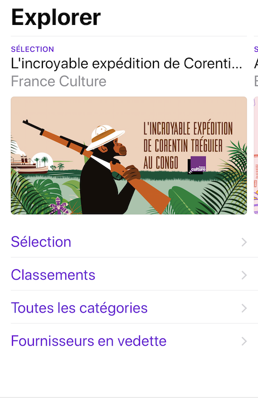 Mes podcasts du moment