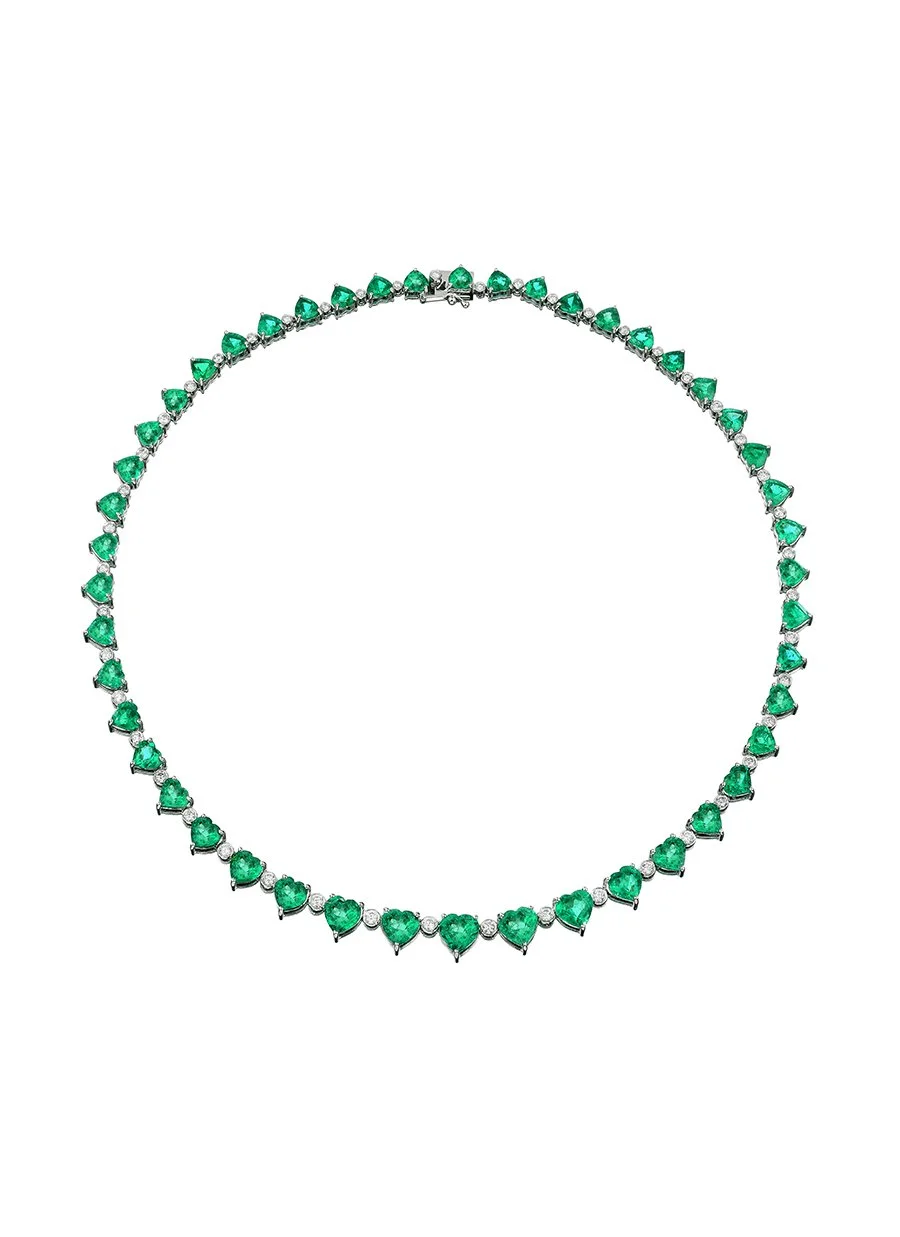 MSB JEWELLERY - emerald hearts necklace1.JPG