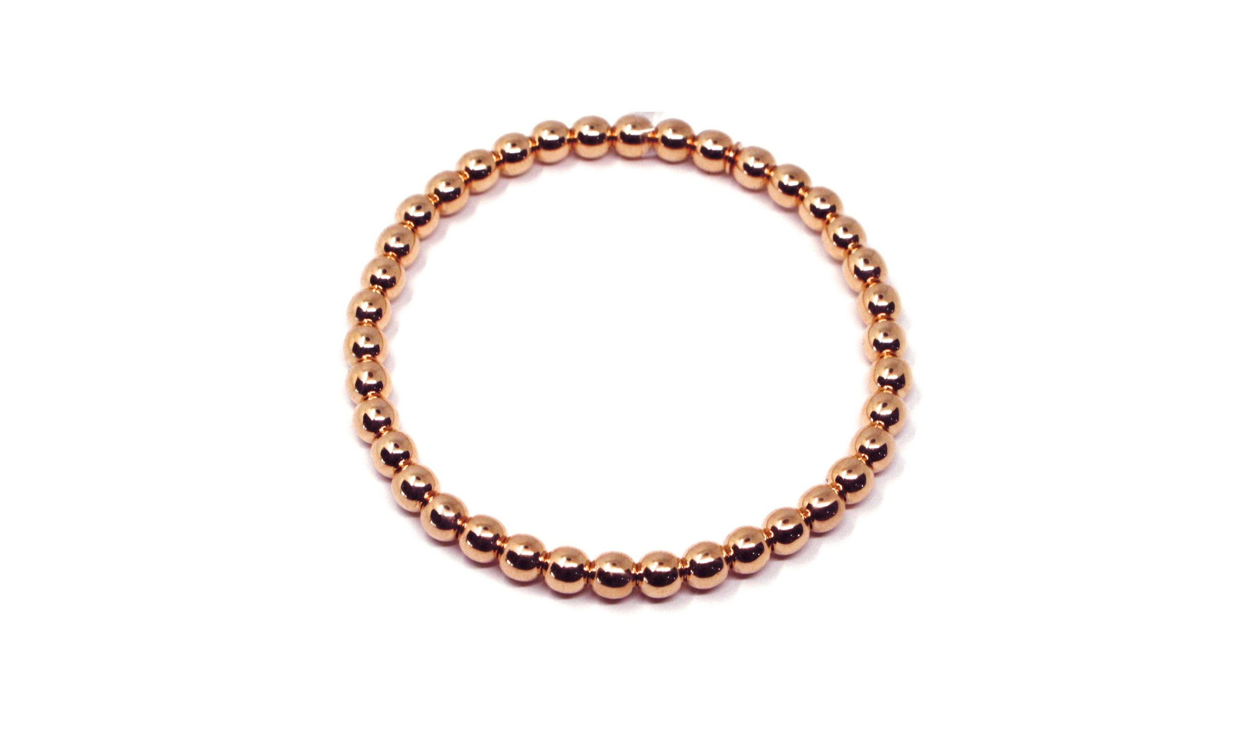 Rose Gold spheres bracelet