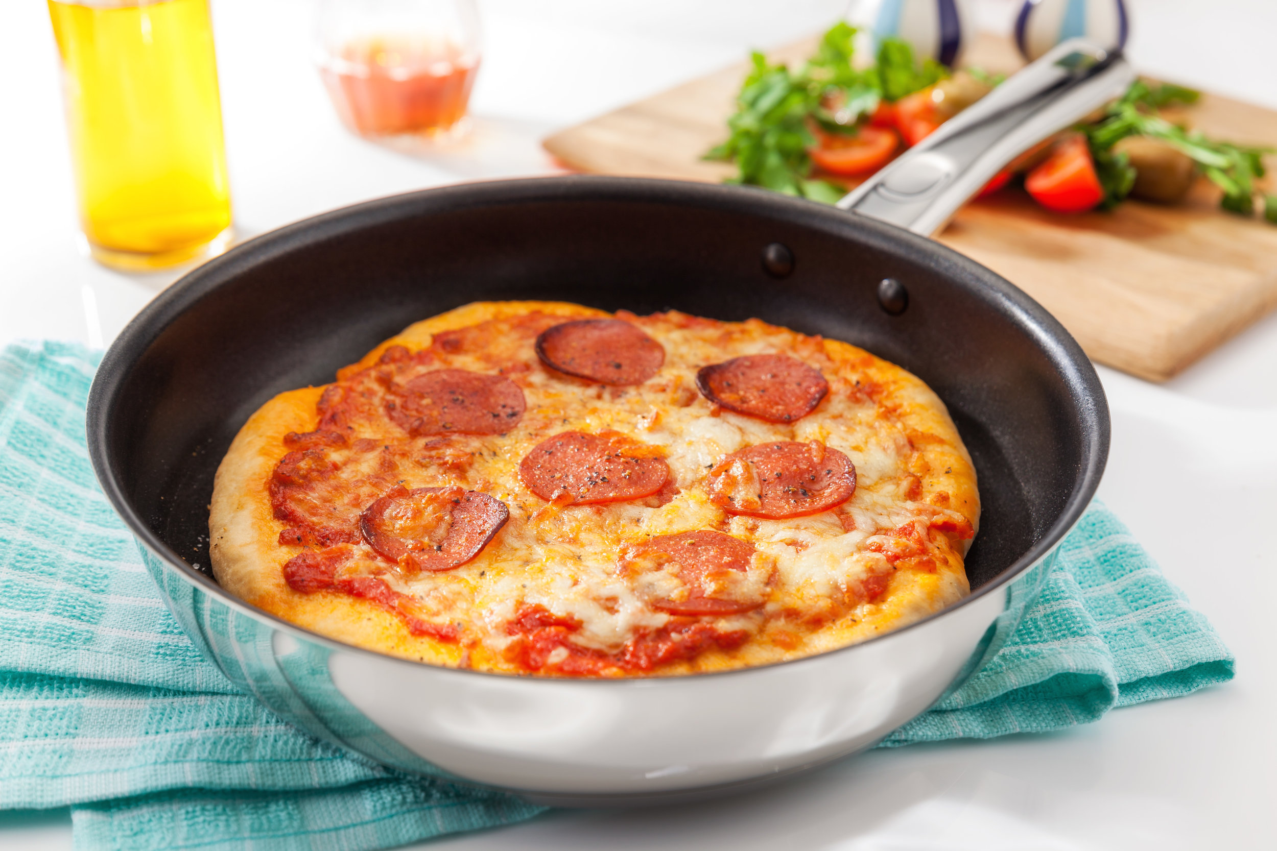 Frying Pan Pizza Recipe