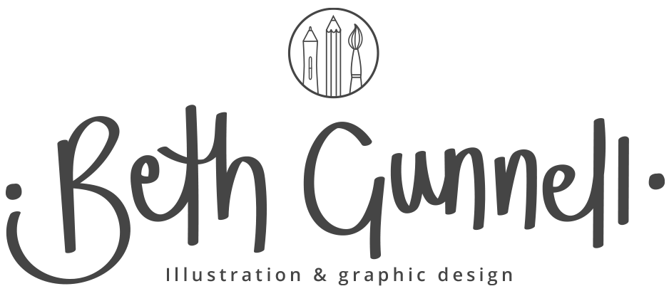  Beth Gunnell freelance graphic design & illustration