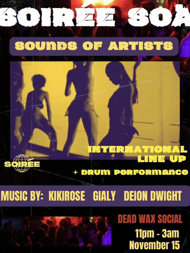SOIREÉ - SOA // SOUNDS OF ARTISTS