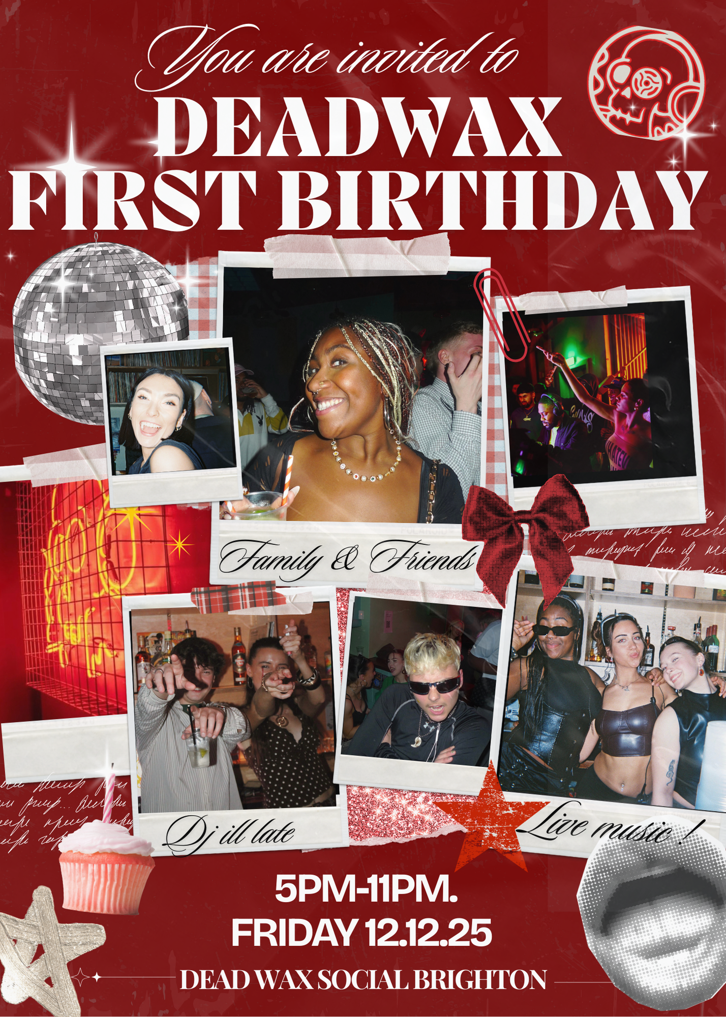 DEAD WAX v2 FIRST BIRTHDAY