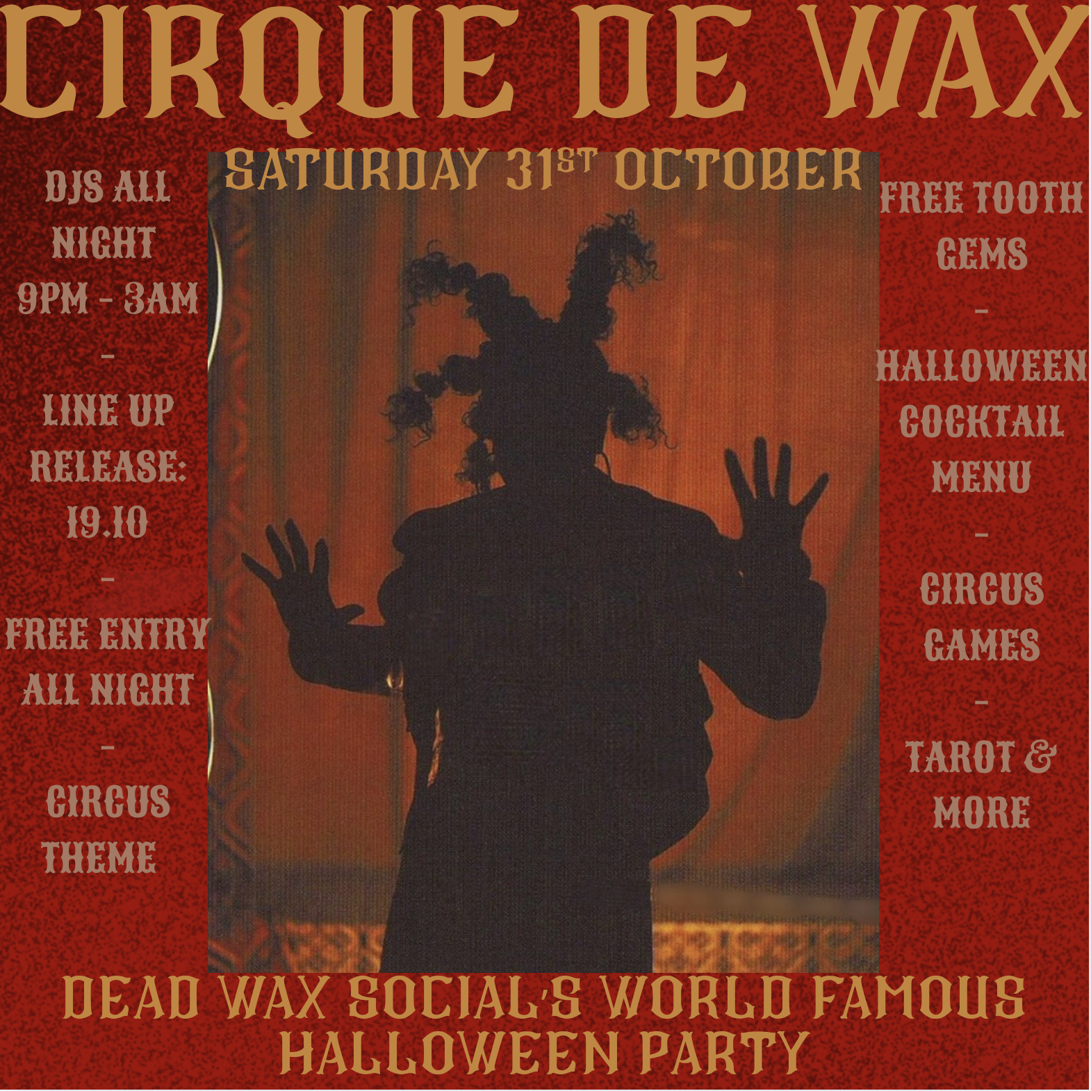 CIRQUE DE WAX - HALLOWEEN SPECIAL