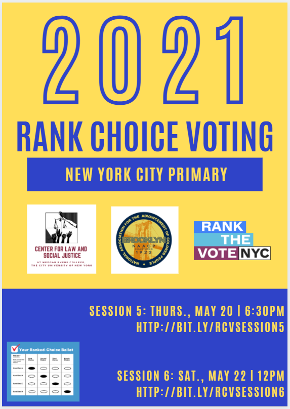 Preparing for the 2021 Primary: Ranked Choice Voting