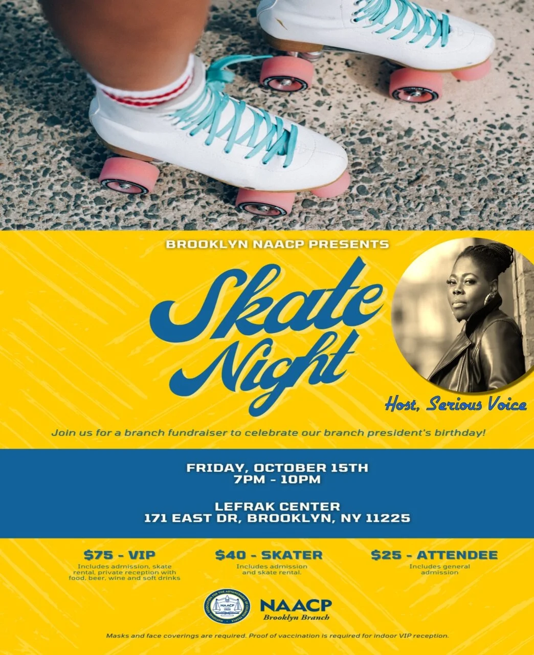 Brooklyn Branch Skate Night Fundraiser!