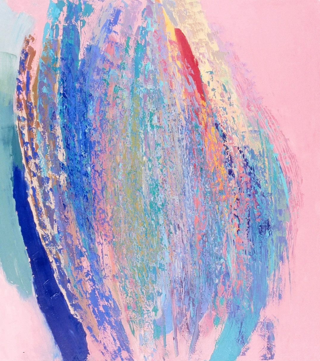 'In Flower,' 60x54, oil, 1995 (2).jpg