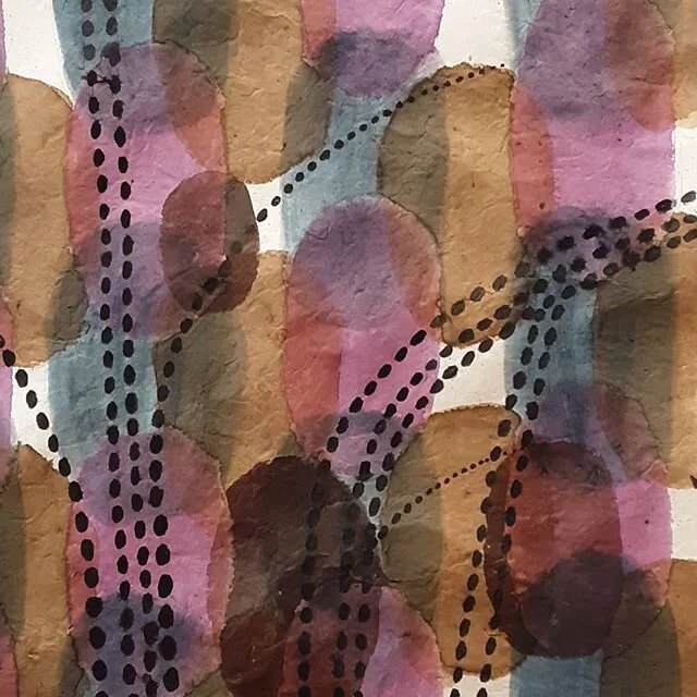 Outer Limit #1, ink on mulberry paper /// #watercolorpainting #forsale #ssutropaints #mulberrypaper #watercolor #painting #sale