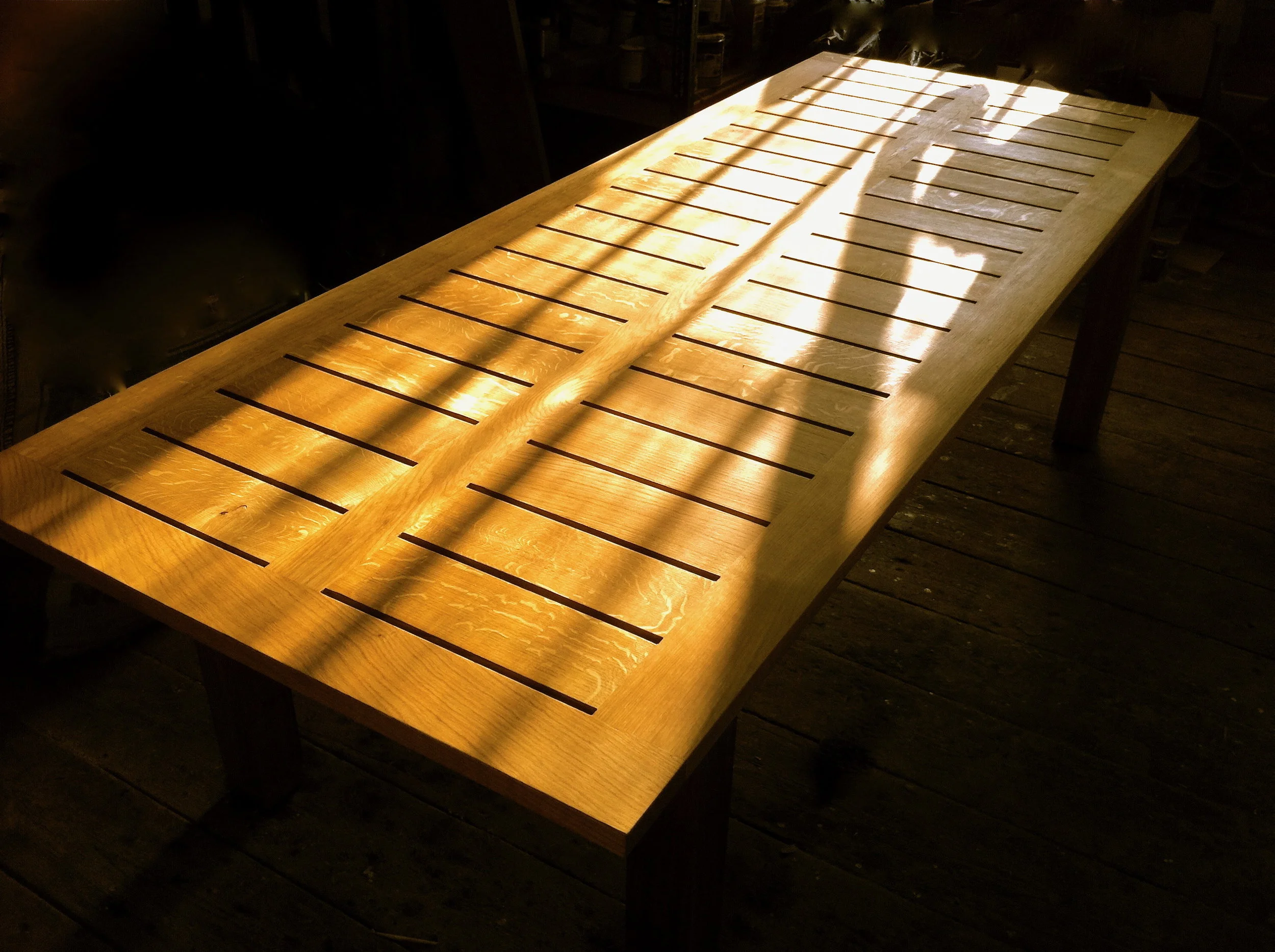 Oak Garden Table
