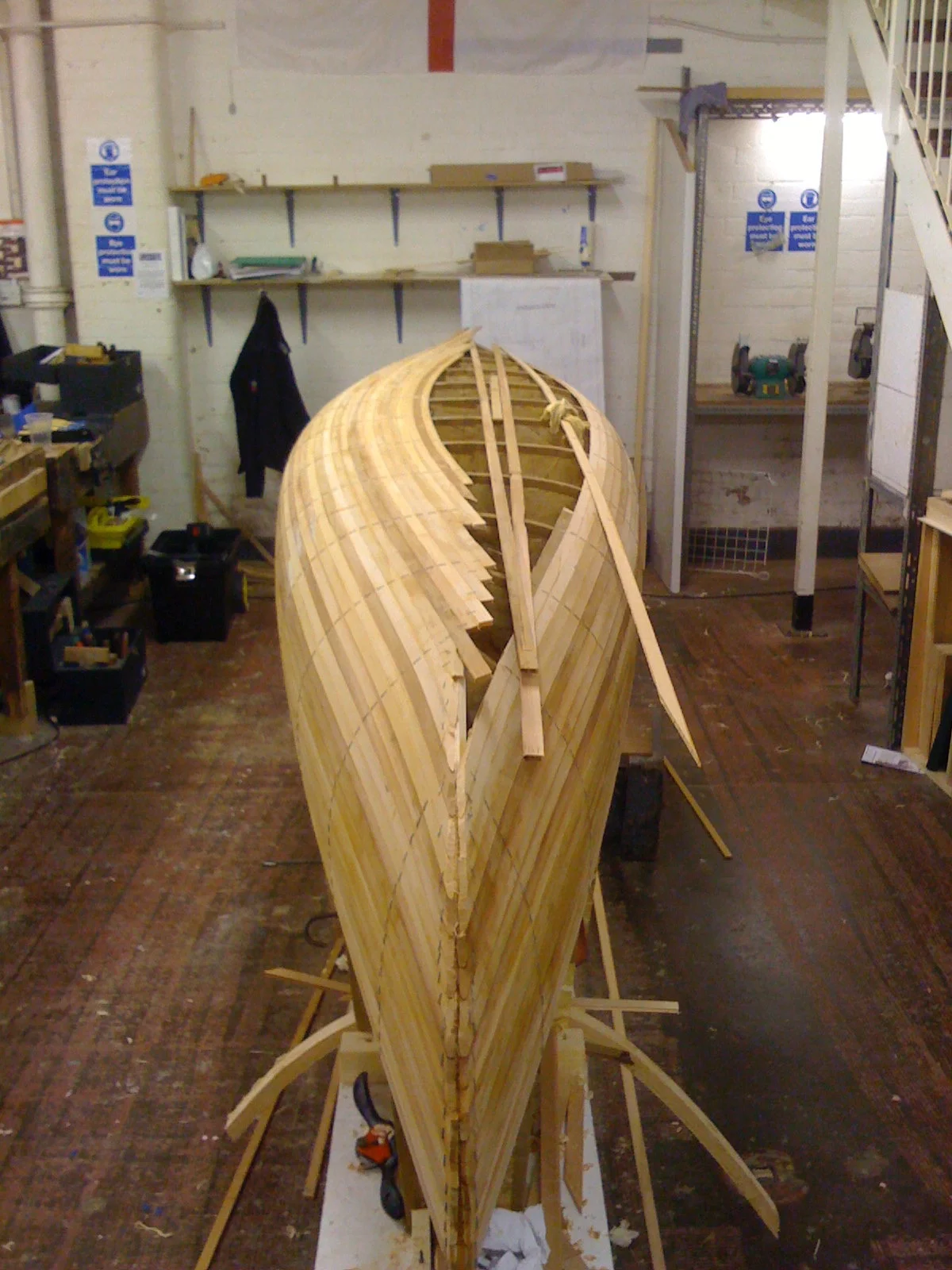 Building up the strips