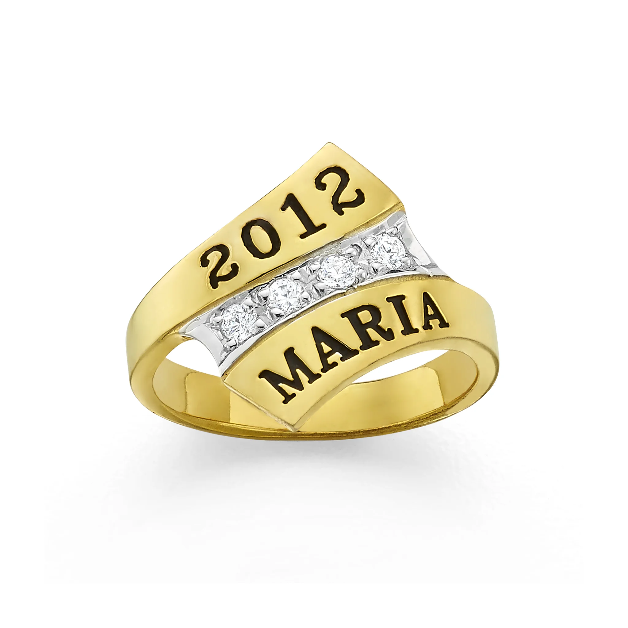 CLASS29 - Dazzling Class Ring | 14K Gold
